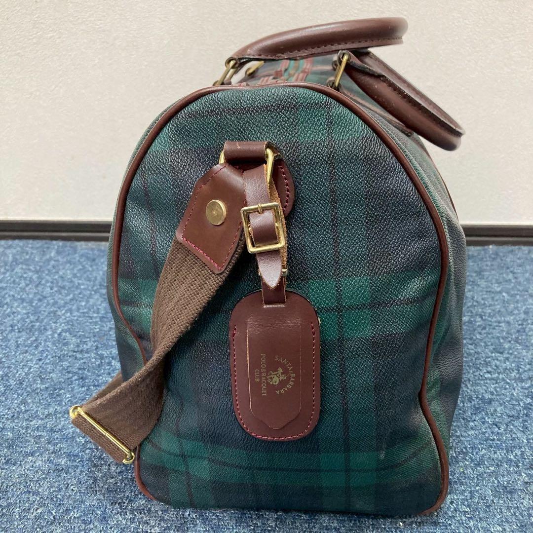 美品　SANTA BARBARA ボストンバッグ チェック柄