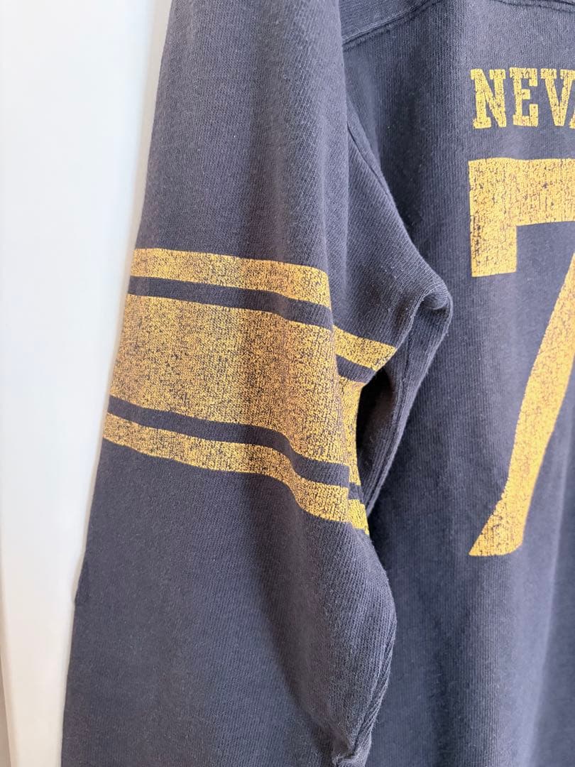 champion 長袖 フットボールシャツ ランタグ Lサイズ ナンバリング