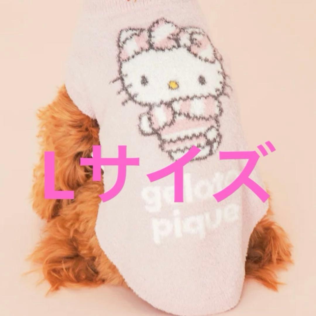 サンリオハウス ジェラピケ CAT＆DOG スムーズィープルオーバー　 Lサイズ