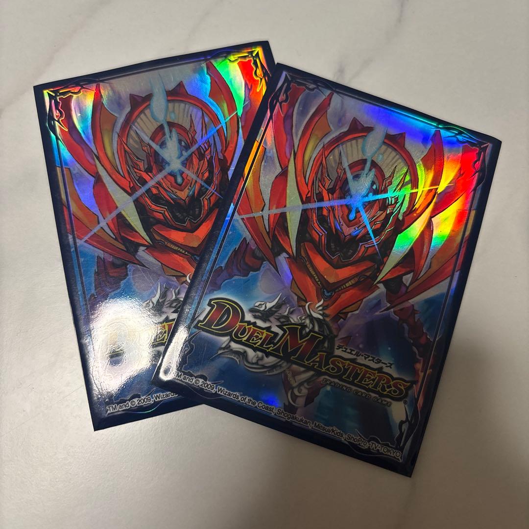 オ*ベ様 デュエマ 公式スリーブ 創造神サガ ザゴッドキングダ厶 カードプロテク