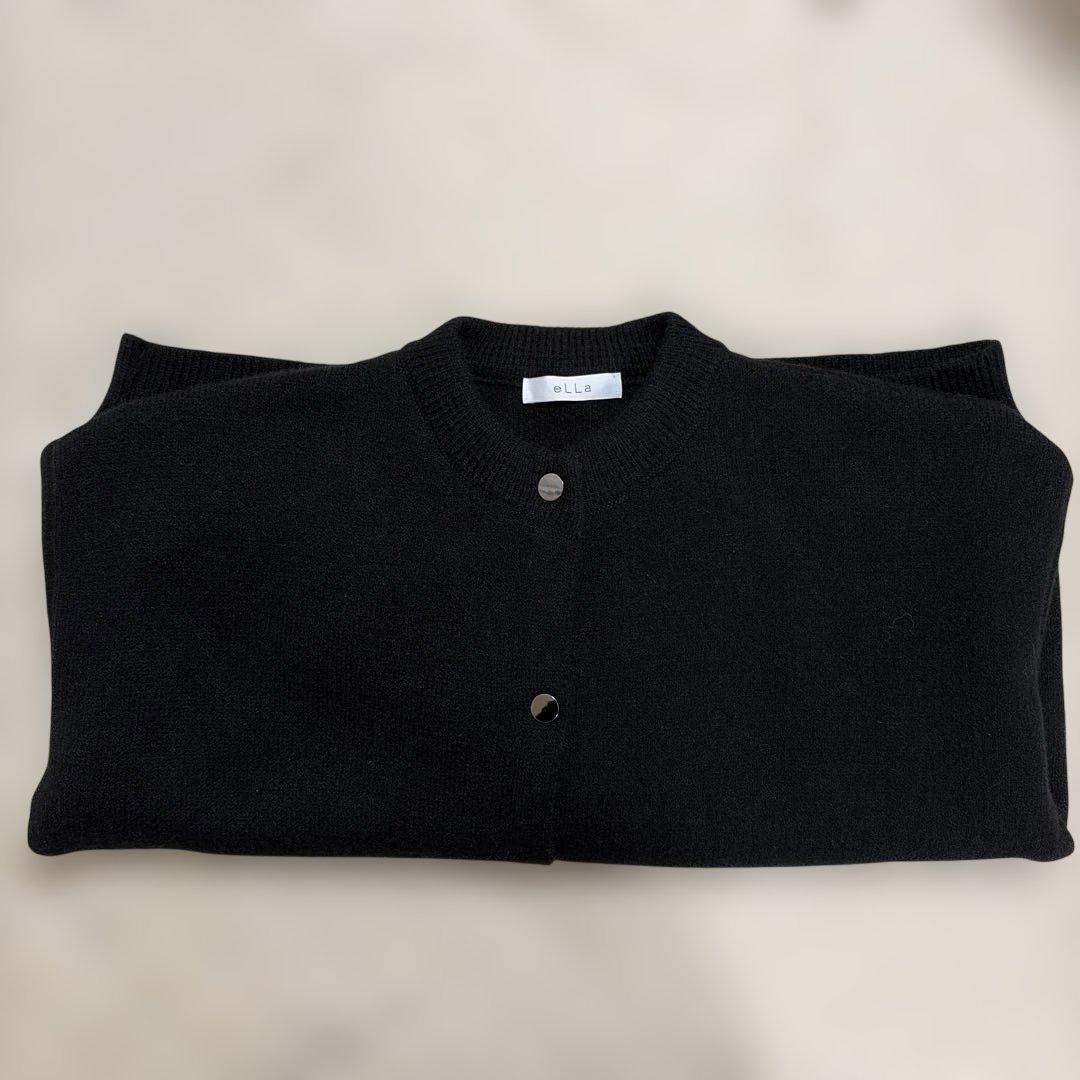 ella_selectshop エラ　カーディガン　ブラック