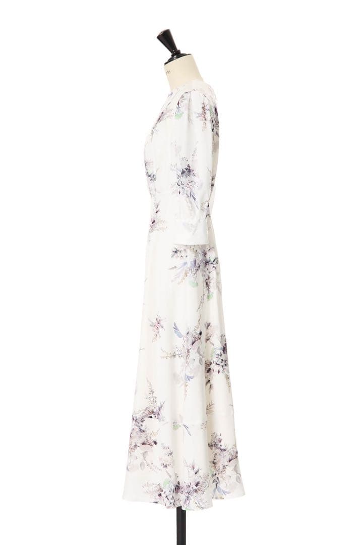 ワンピース French Bouquet Puff Sleeve Dress