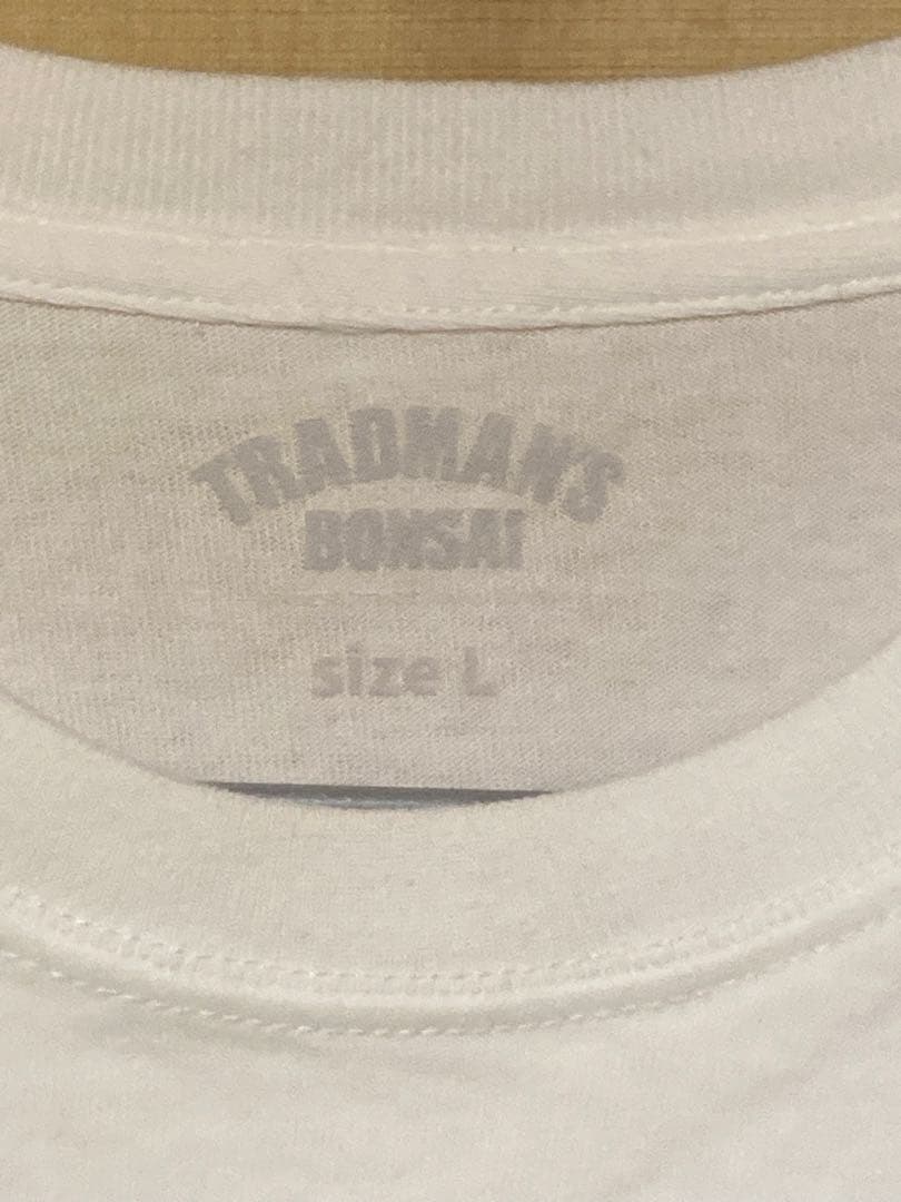 TRADMAN'S Bonsai Tシャツ ホワイト Lサイズ