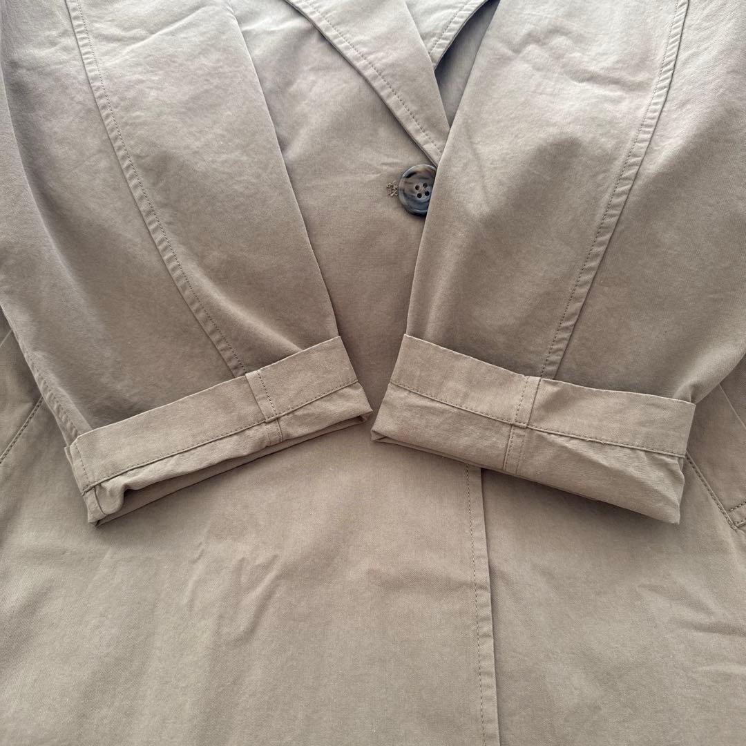 JOURNAL STANDARD コットンツイル ロングコート カーキ