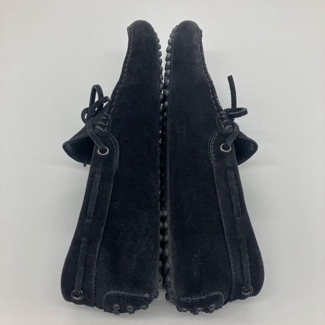 TOD'Sトッズ　ゴンミーニ　スエード　ドライビングシューズ　黒　25cm