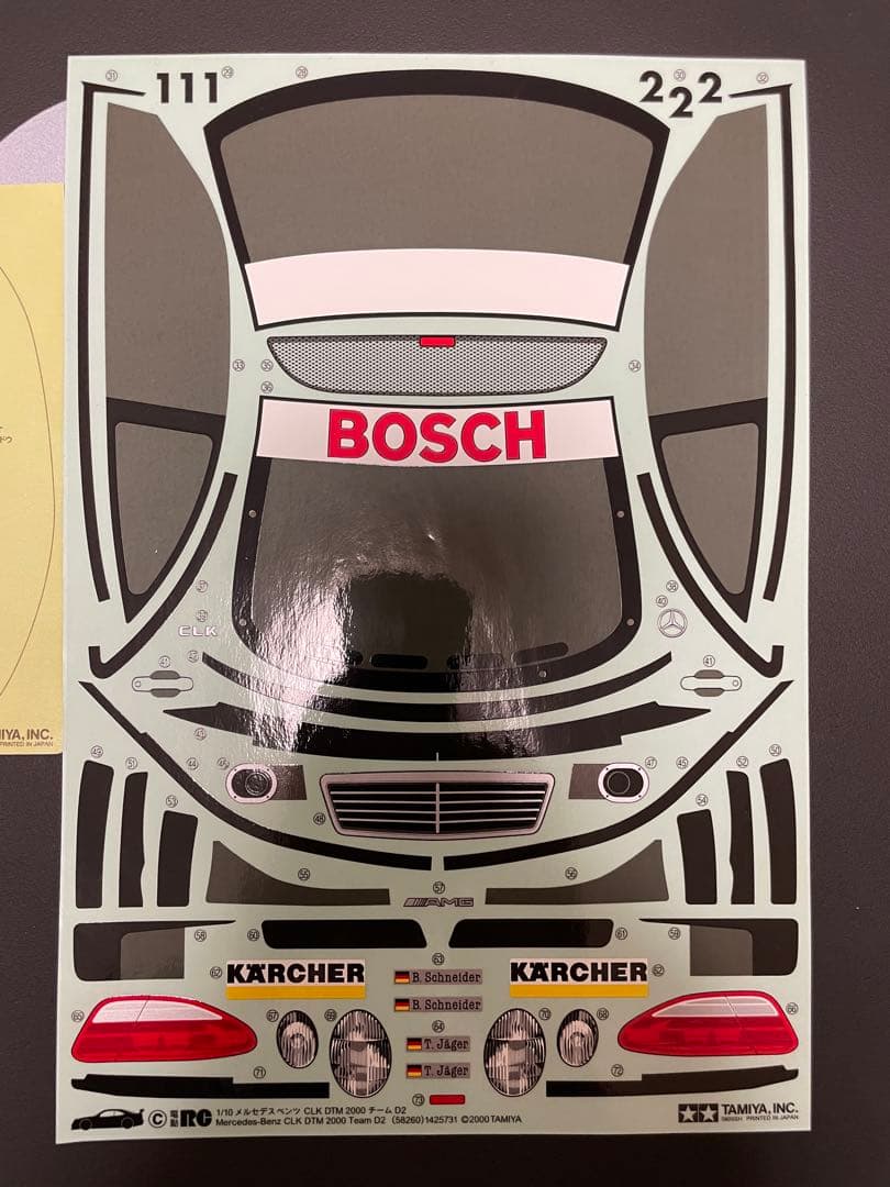 タミヤ　CLK-DTM2000 メルセデス 1/10 ジャンク品　RCカー