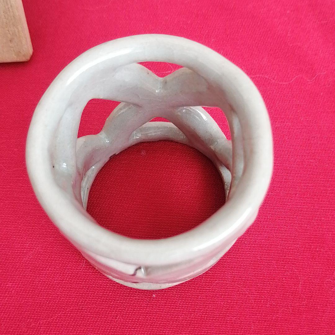 七宝　蓋置き　桐箱入り　茶道具