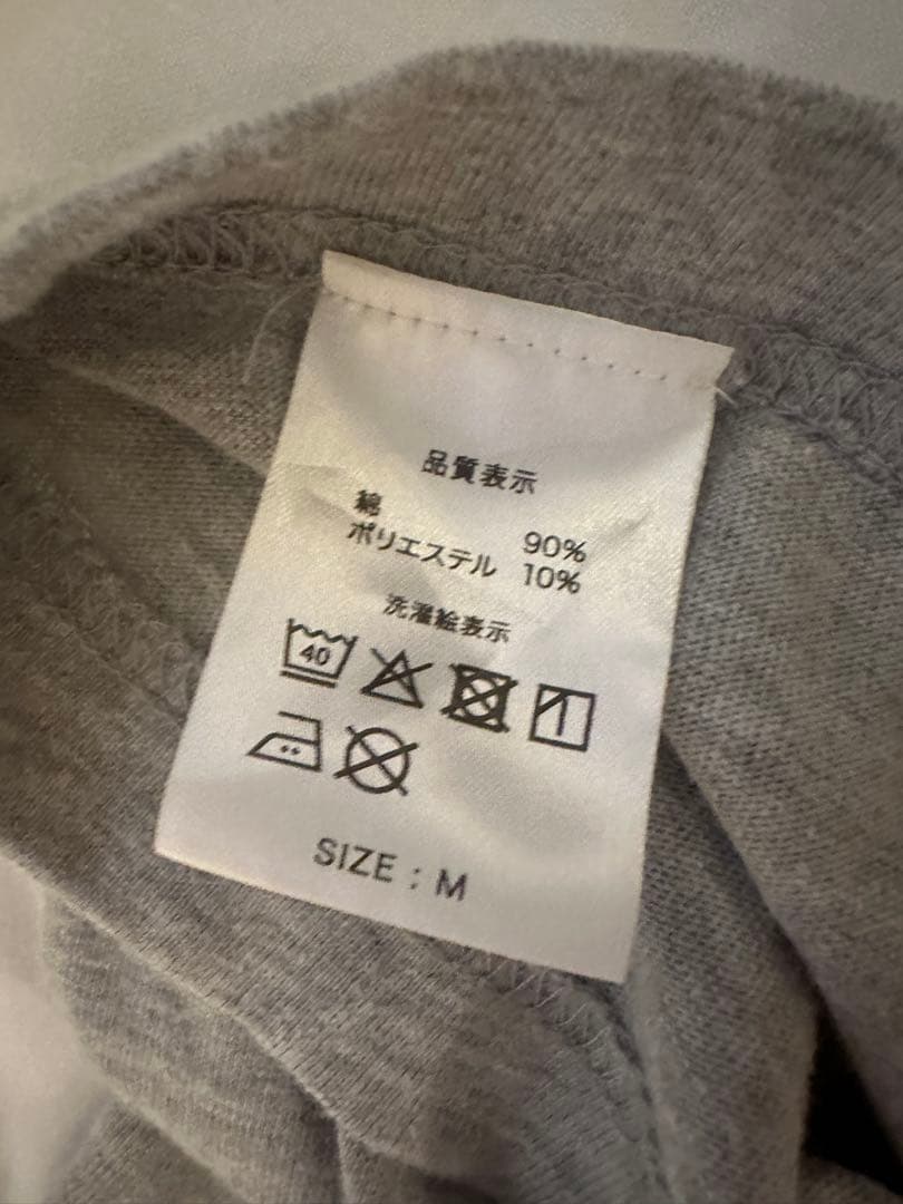ニューヨークＴシャツ　LATE NIGHT TALK グレー　黒柳徹子　M