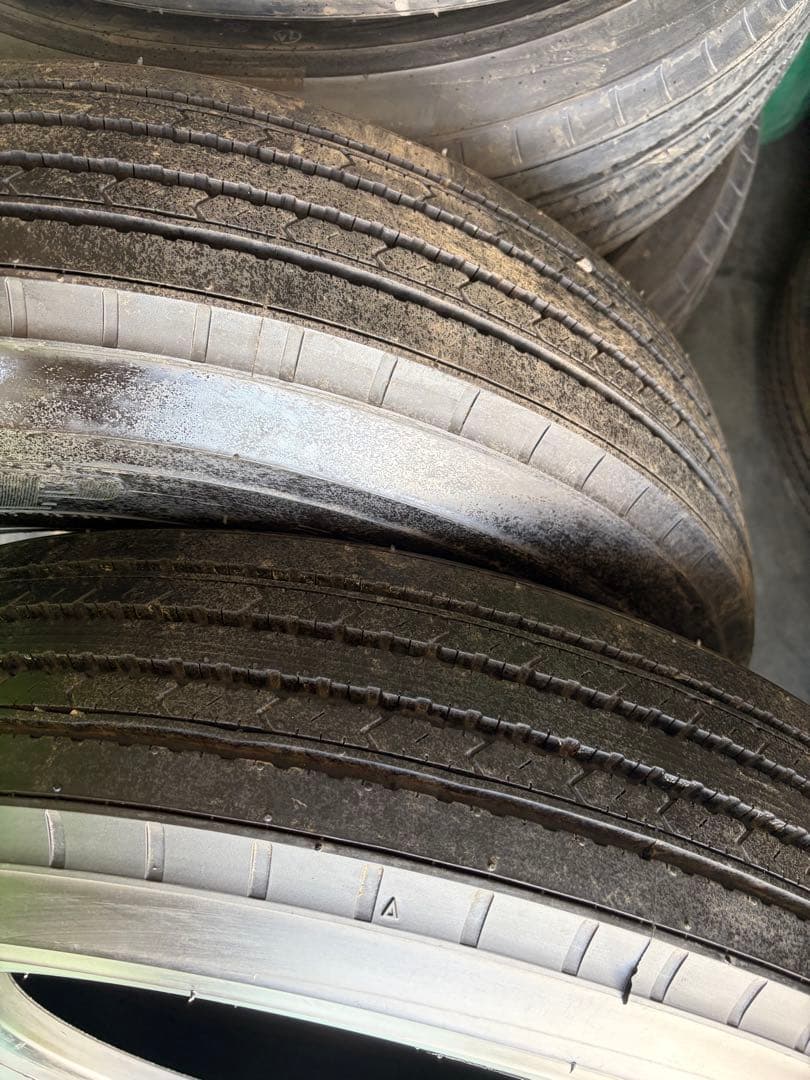ダンロップ 225/80R17.5 縦溝 中古 トラック 6本セット