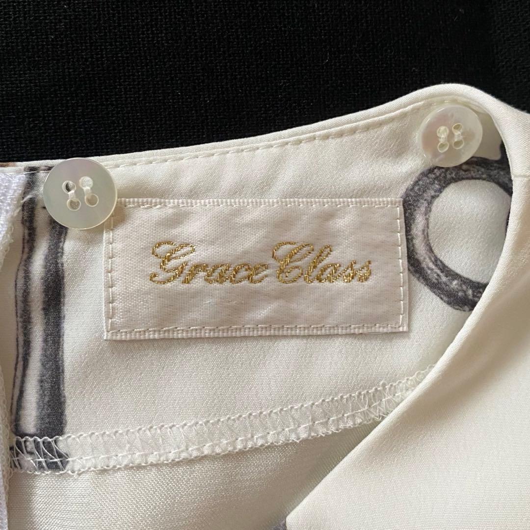 2way・美品✨グレースクラス　キーモチーフワンピース　ボウタイ　20年モデル