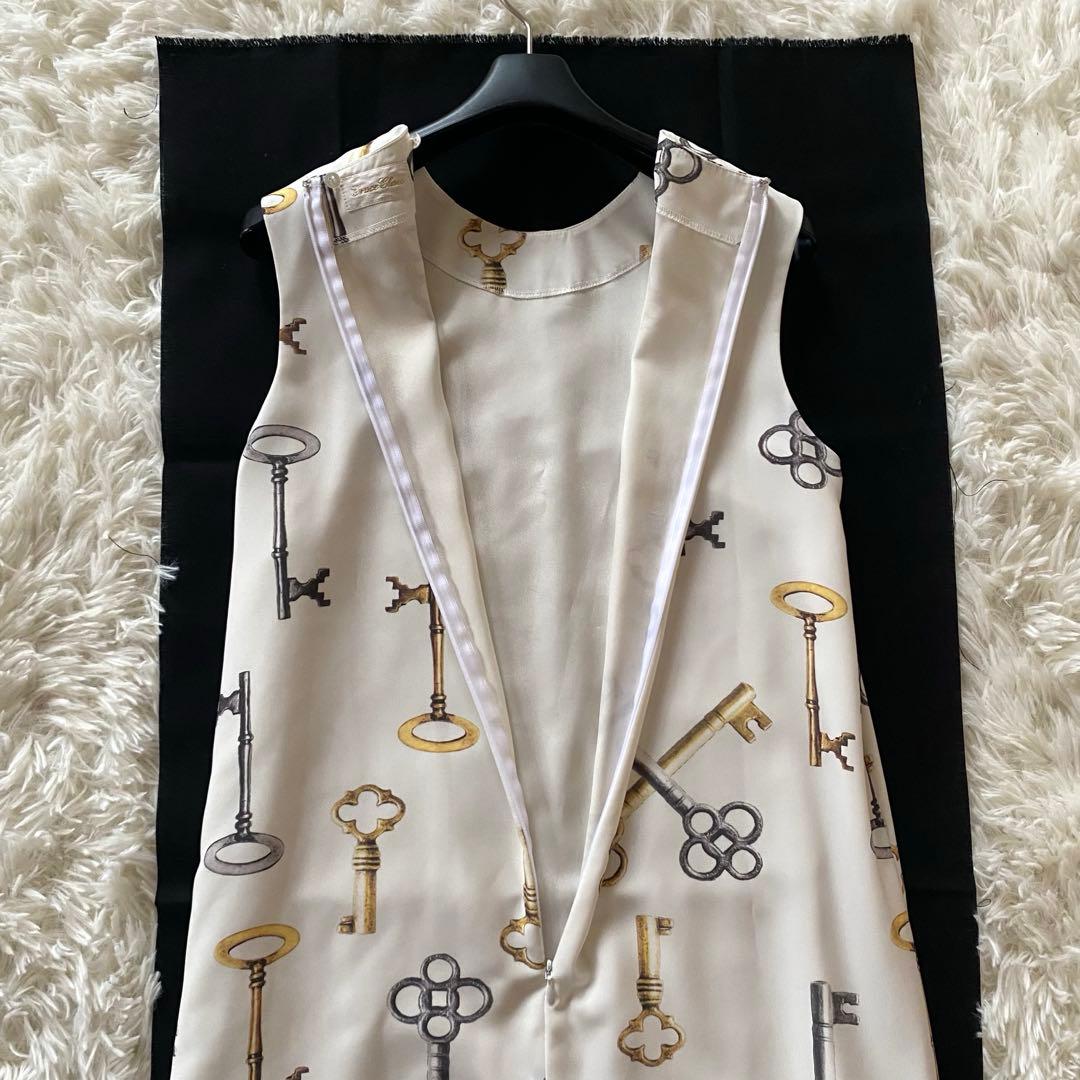 2way・美品✨グレースクラス　キーモチーフワンピース　ボウタイ　20年モデル