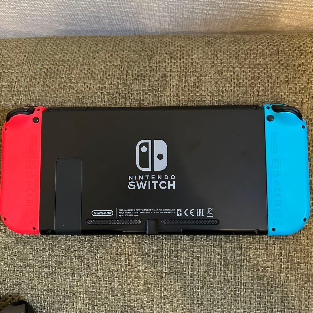 Nintendo Switch 本体 青/赤 64GB microSDカード付き