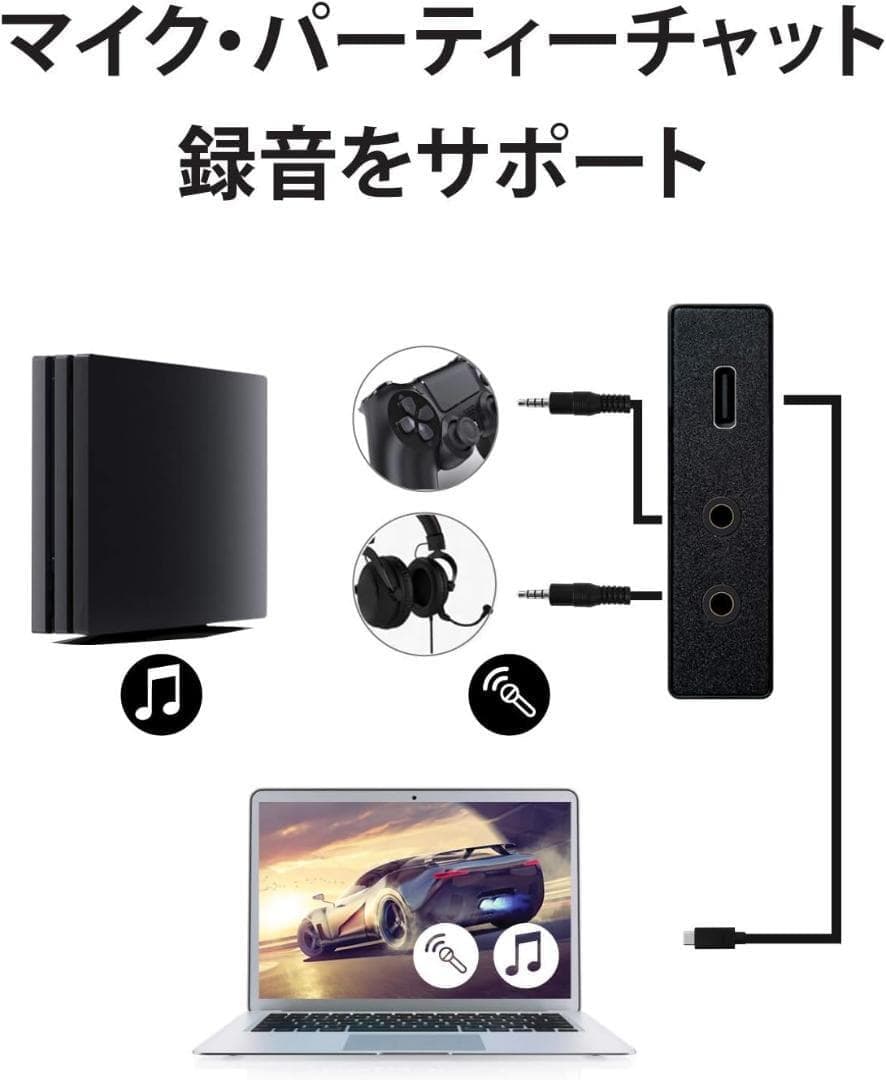 j5 create USB-C HDMI ゲームキャプチャーボート 4K画面