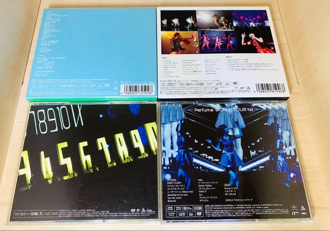 【初回盤あり】 Perfume ライブ DVD 8枚 まとめ売り セット