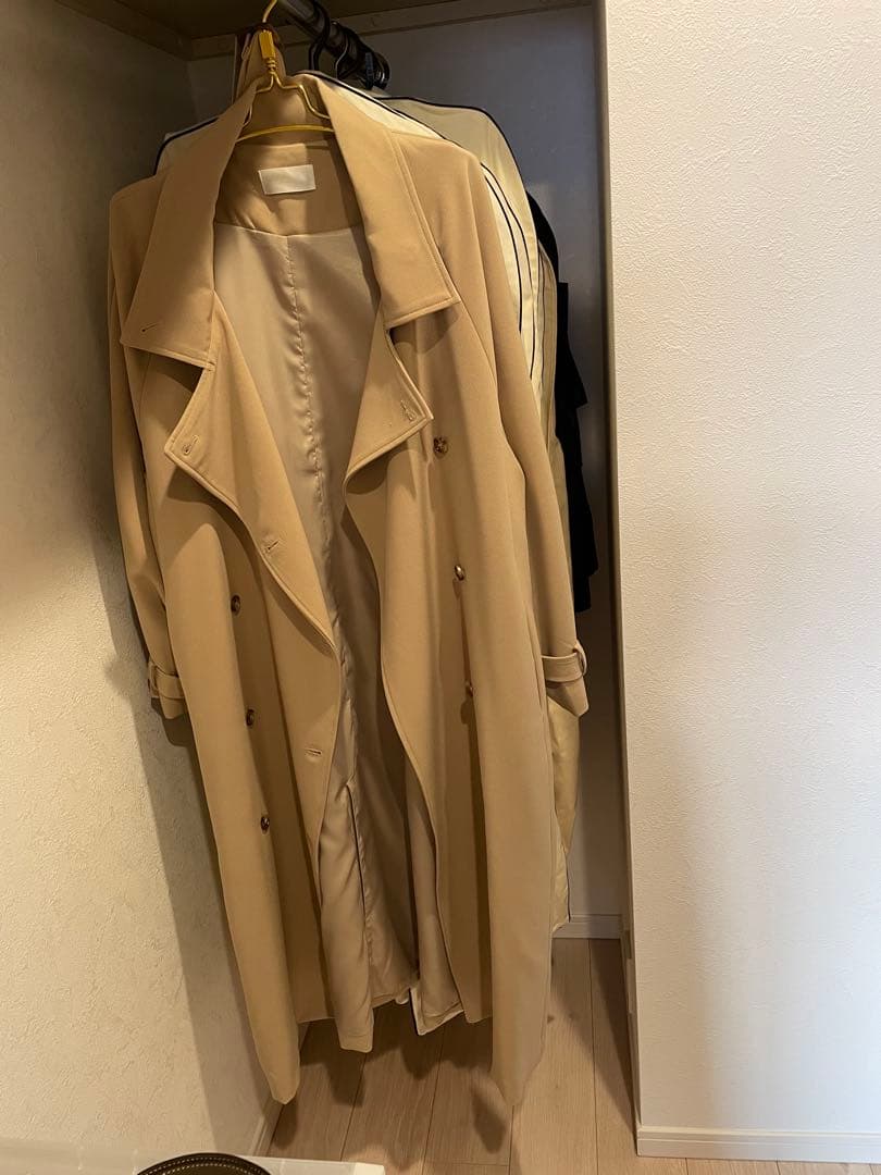 【超美品】ACYM Stand collar long trench コート