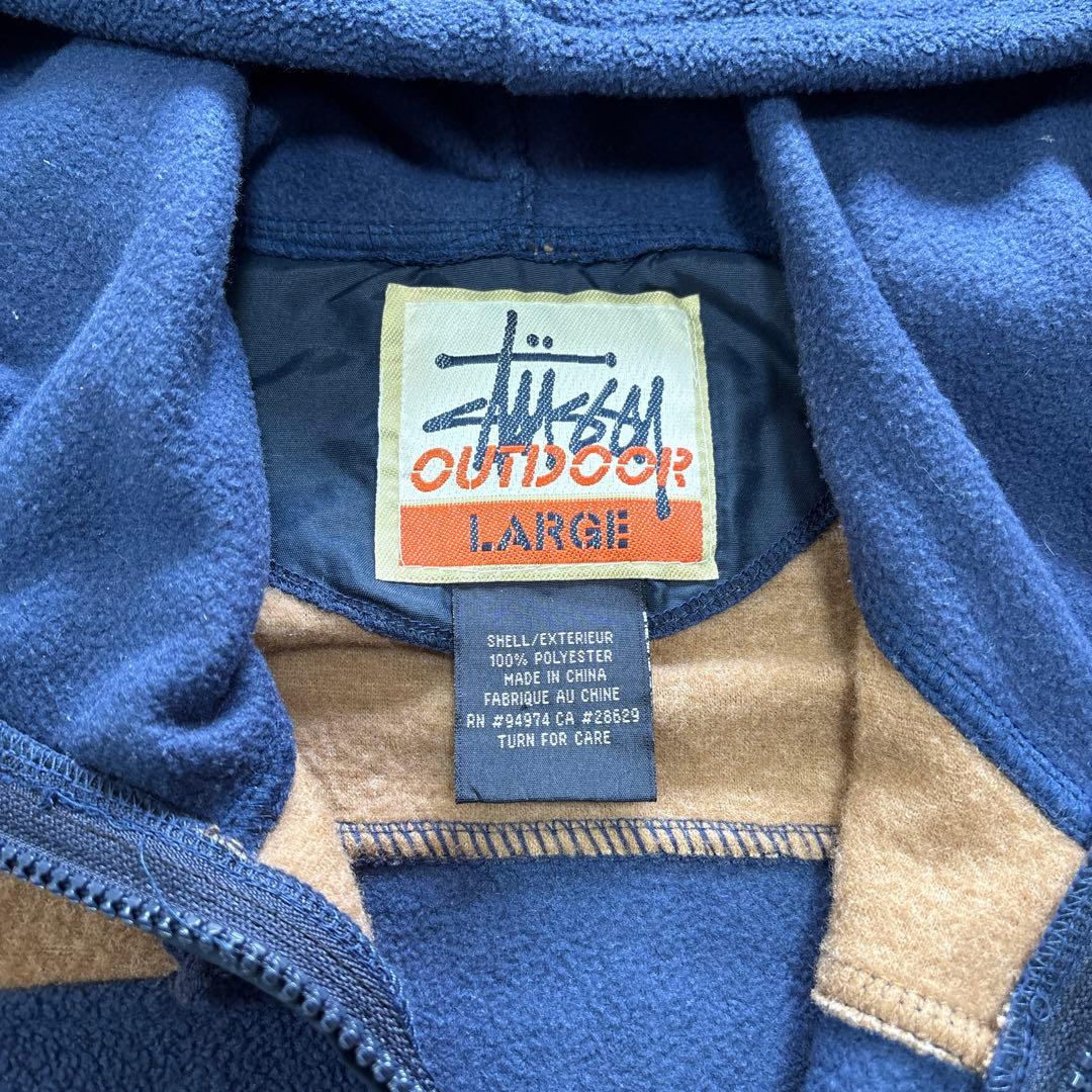 希少!! 90s OLD STUSSY OUTDOOR フリース ベスト