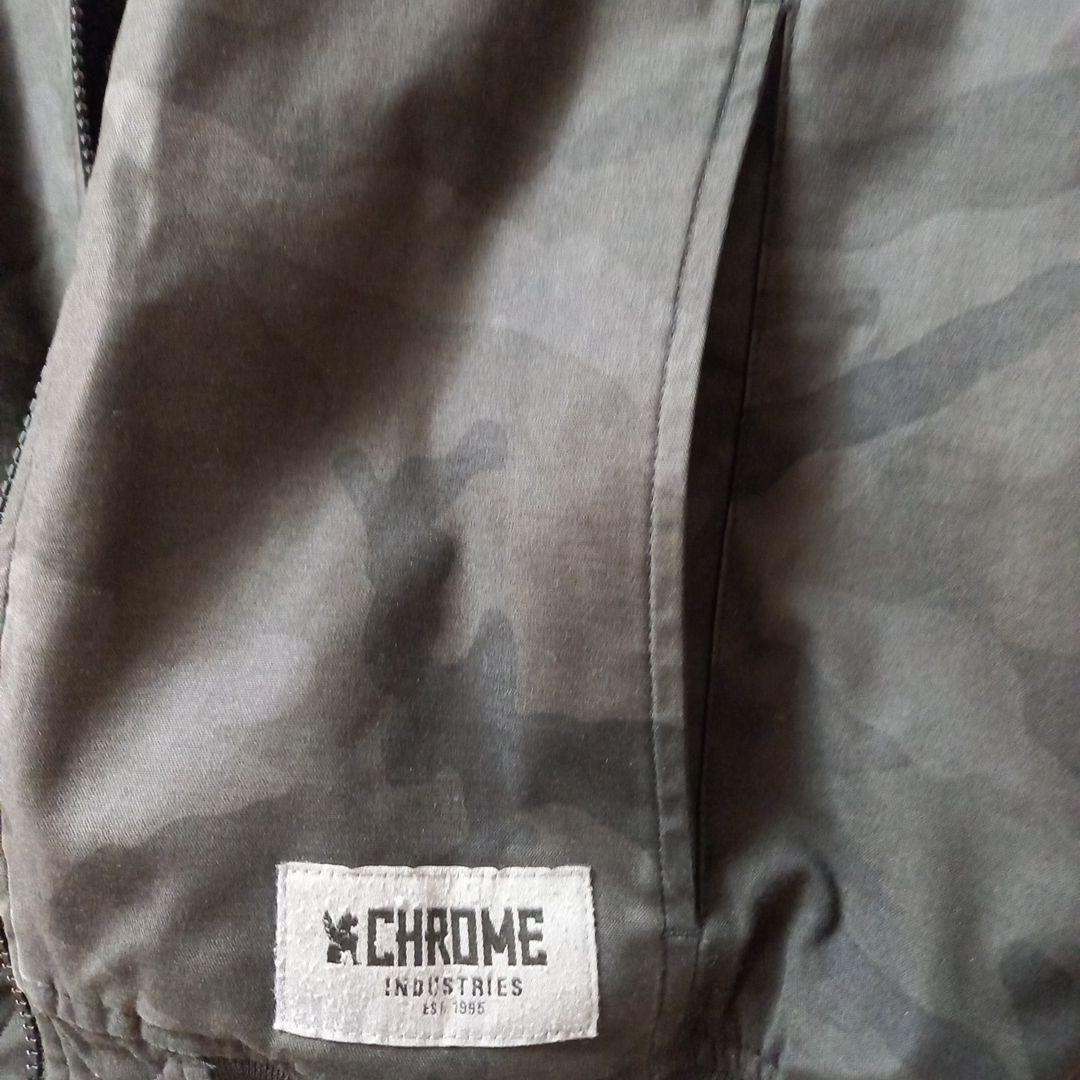 雪*風様 CHROME UTILITY BOMBER JACKET MA-1 L