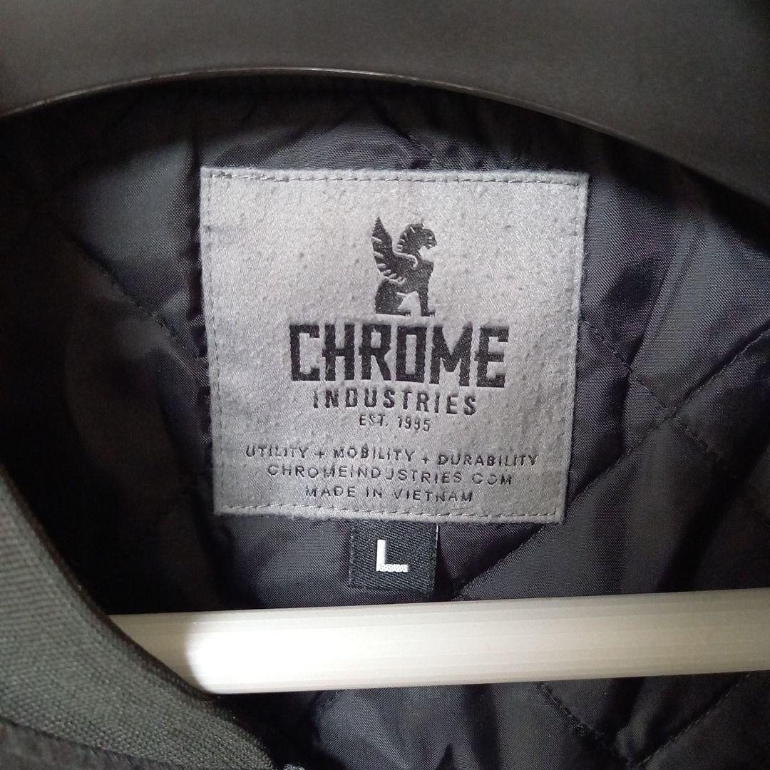 雪*風様 CHROME UTILITY BOMBER JACKET MA-1 L