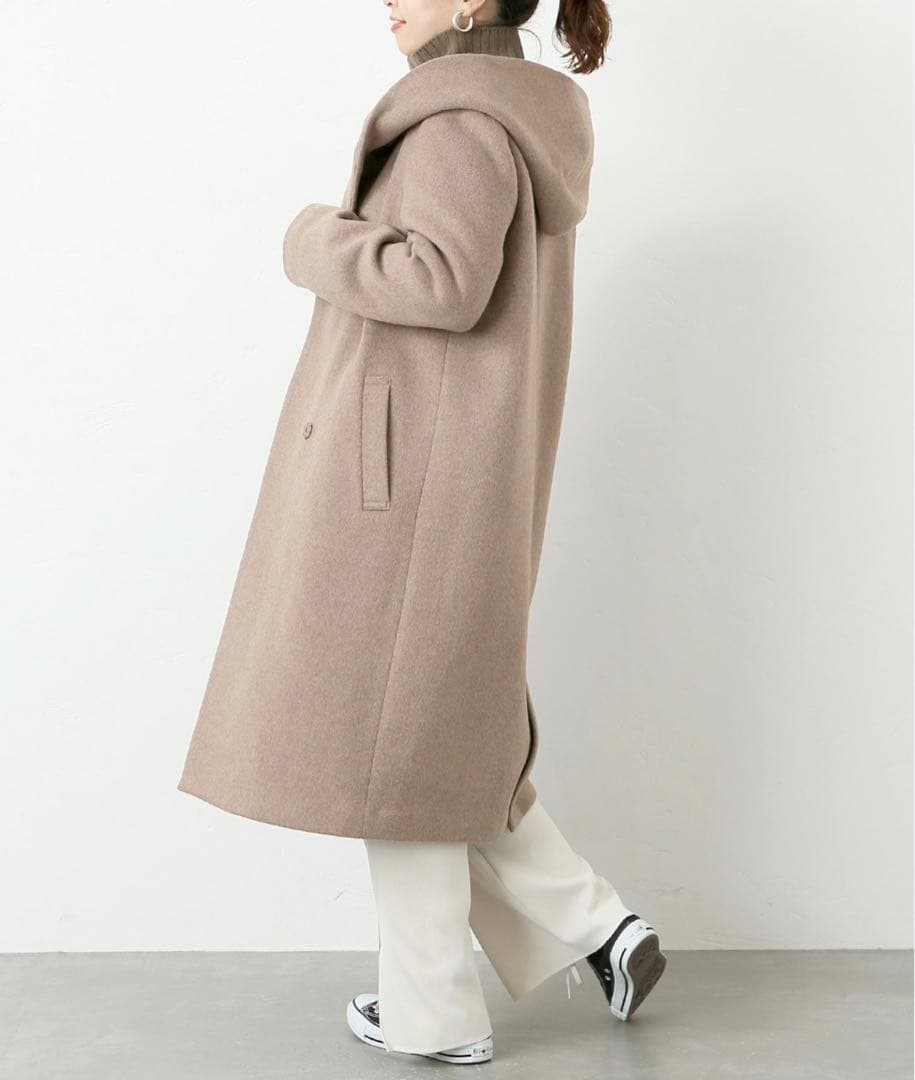 ☆美品☆ジャーナルスタンダード 定価39,600円 フード付きロングコート M