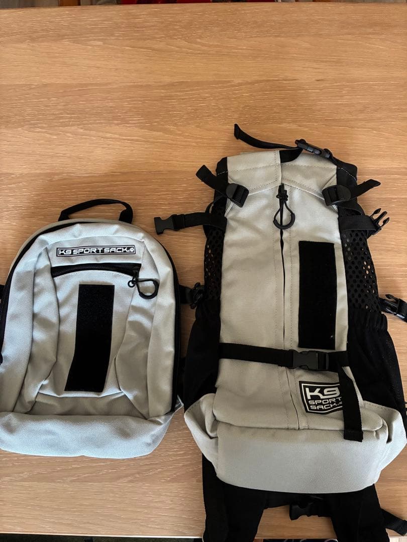 週末値下げ　K9 SPORT SACK 小型犬用キャリーバッグ グレー