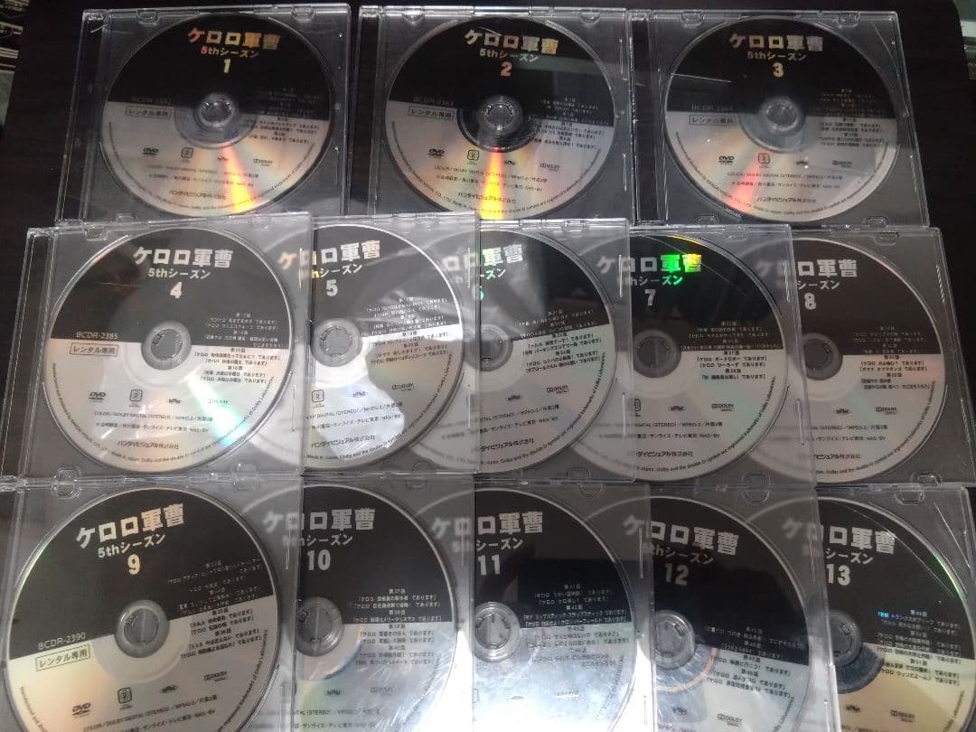 ケロロ軍曹 DVD 2〜7シーズン　レンタル落ちまとめ売り