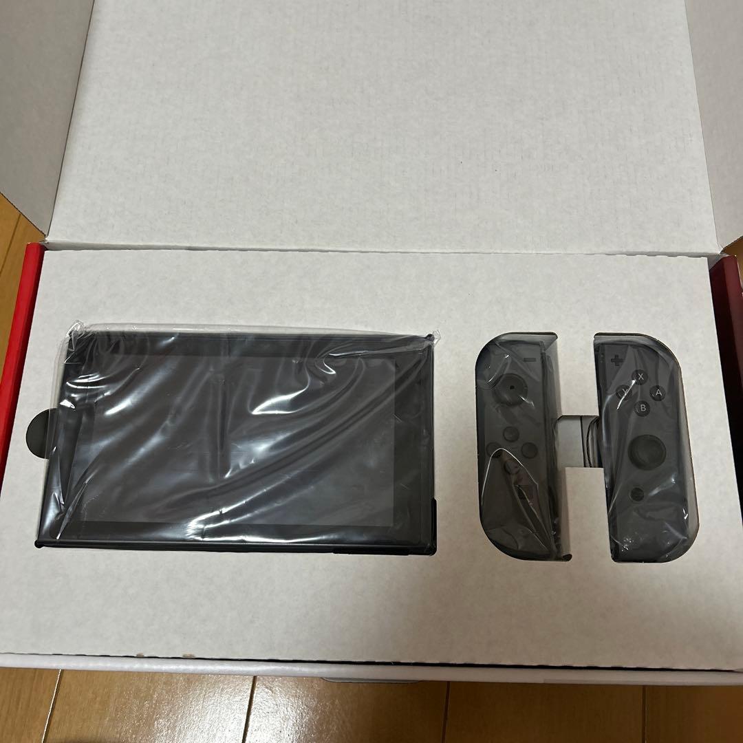 箱有り　Nintendo Switch グレー 本体　バッテリー強化版