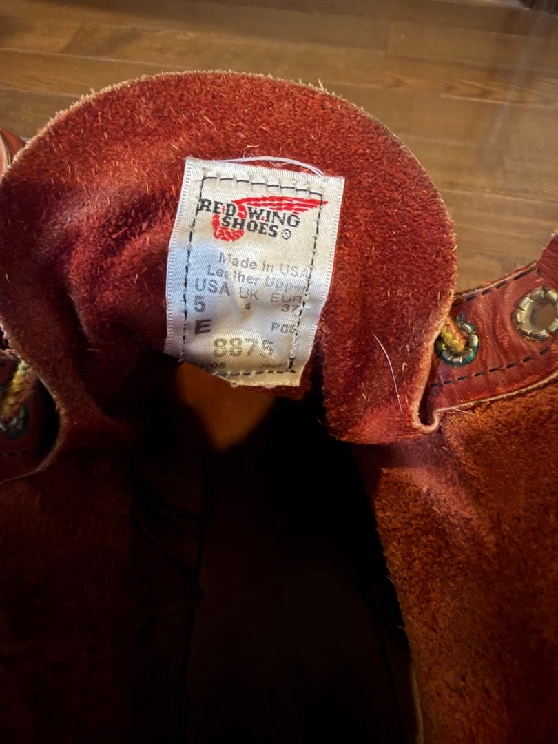 Red Wingレッドウイング 8875 アイリッシュセッター希少サイズ US5