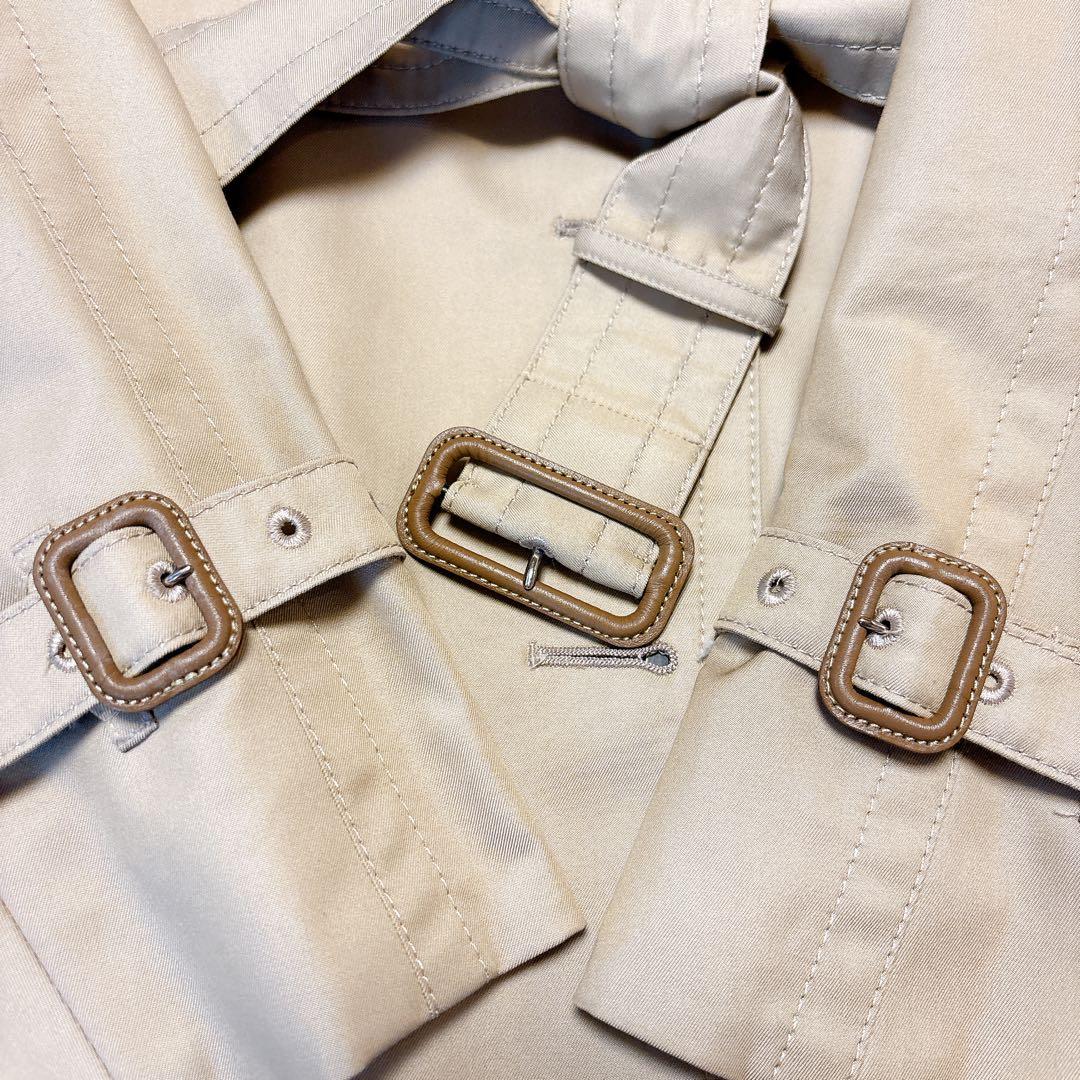 【美品】アクアスキュータム ロングトレンチコート8 ライナー　マキシ丈