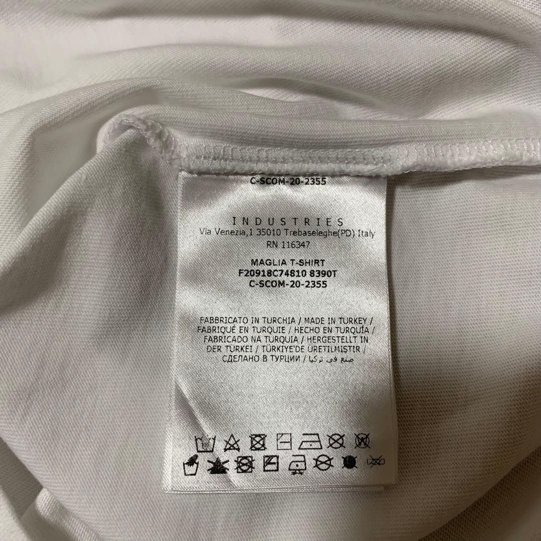 極美品　MONCLER Tシャツ　S　ホワイト　国内正規品　3S680