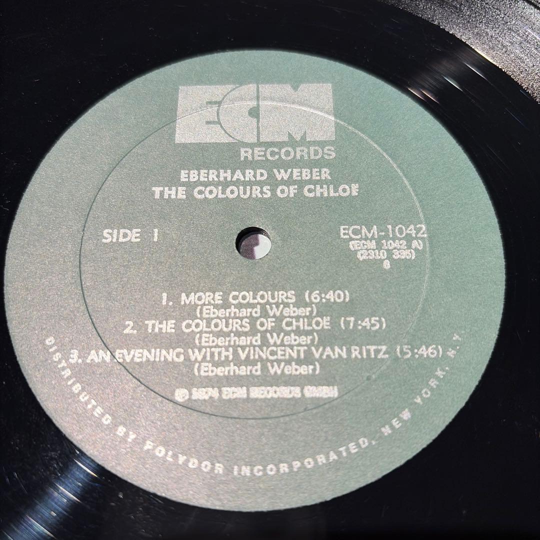 レコード Eberhard Weber Colours of Chloé LP