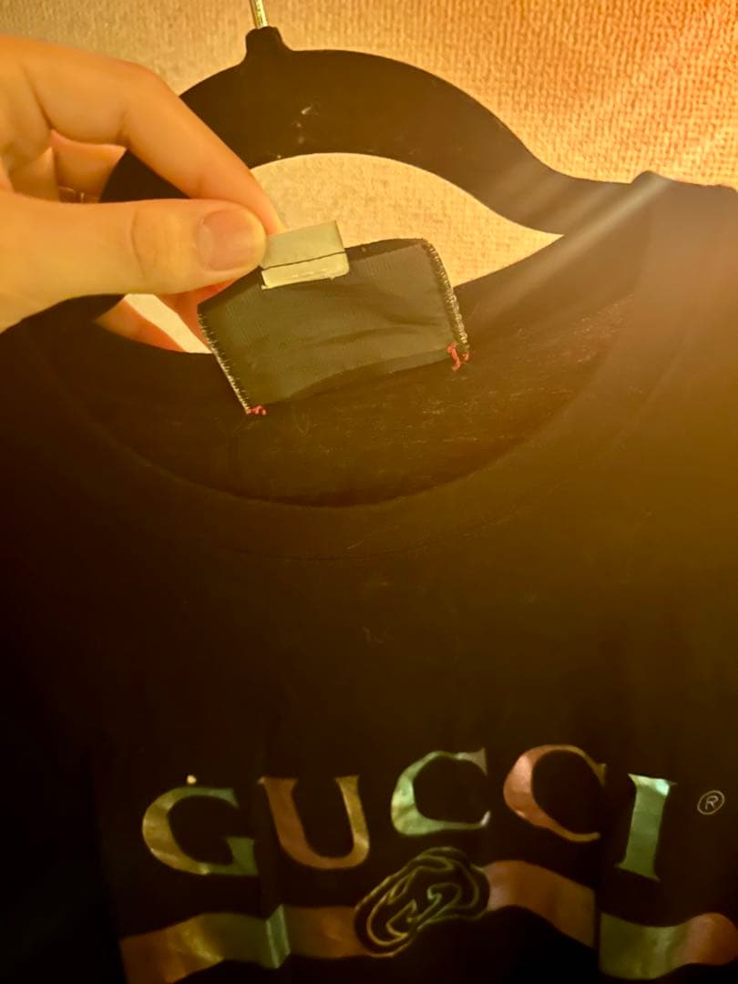 s*a様 GUCCI　マルチカラー　オーバーサイズ　Tシャツ　withグッチロゴ
