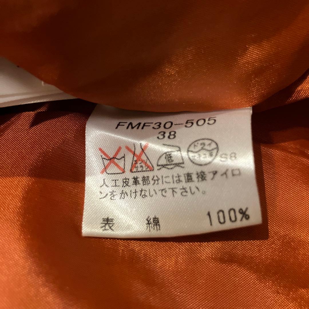 Burberry Londonオレンジ系チェック ノースリーブワンピース　38