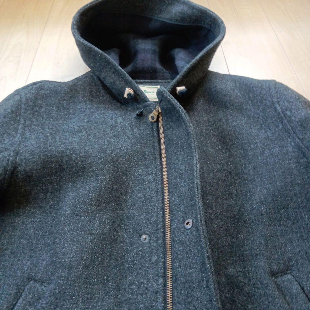 【USA古着】l.l.bean wool hoodie-zip coat 美品