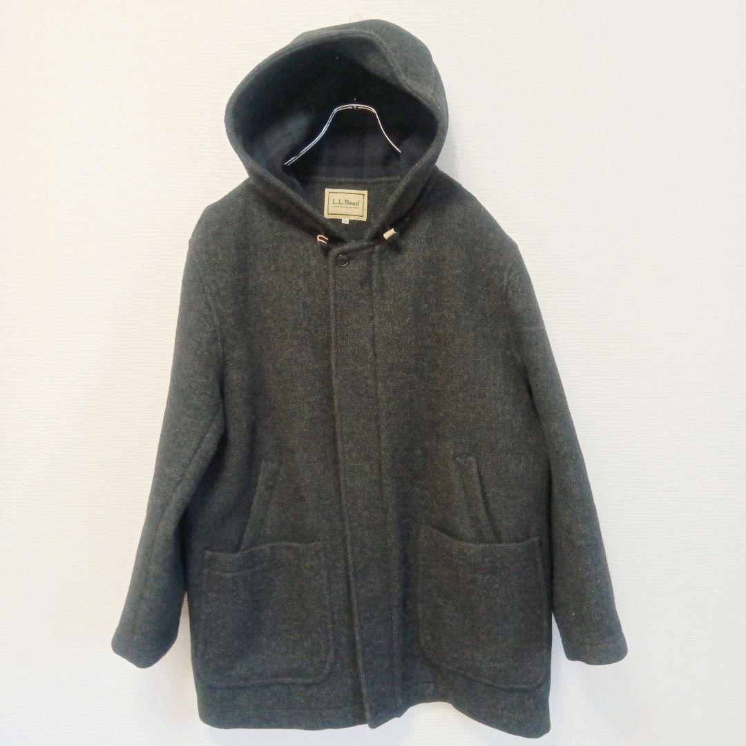 【USA古着】l.l.bean wool hoodie-zip coat 美品