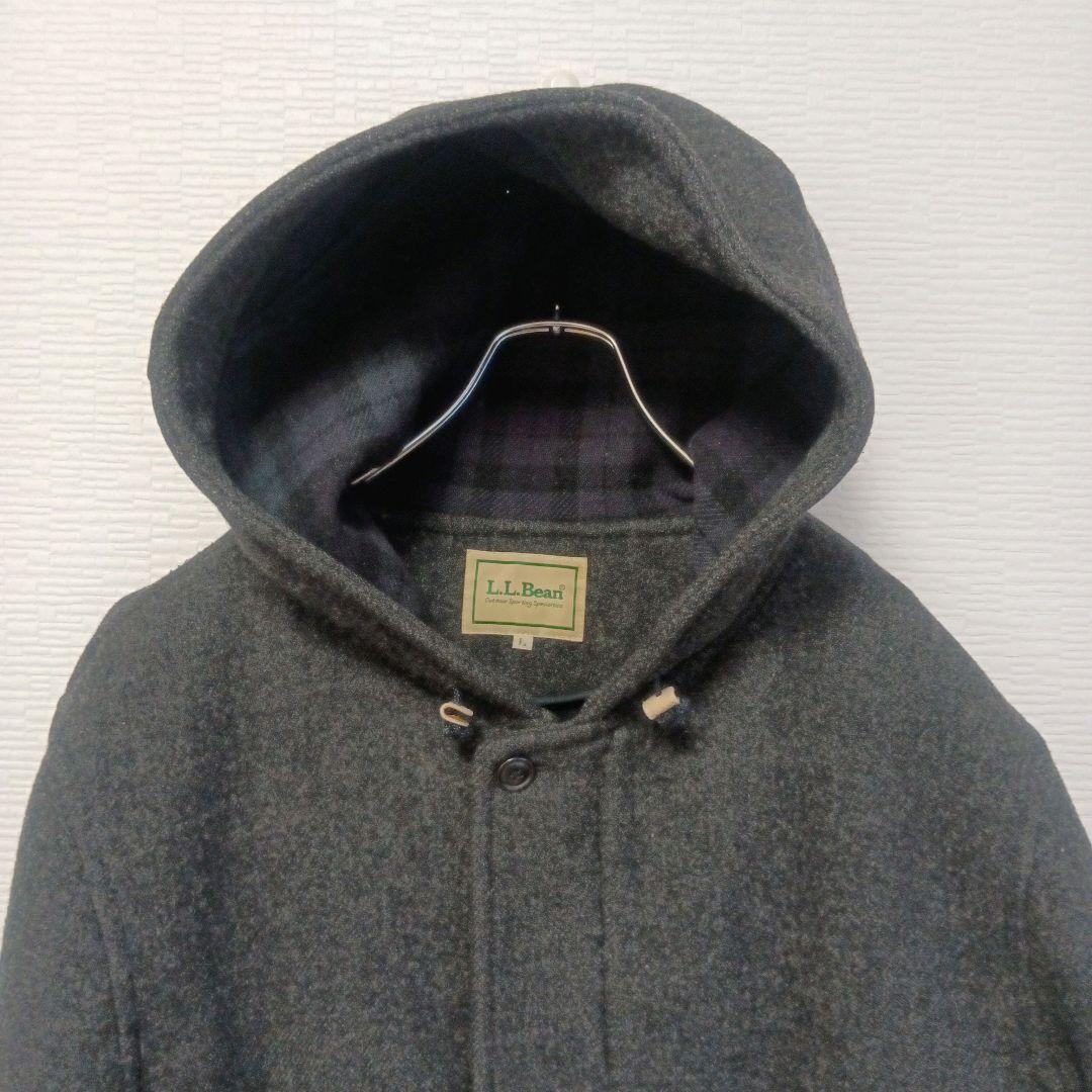 【USA古着】l.l.bean wool hoodie-zip coat 美品