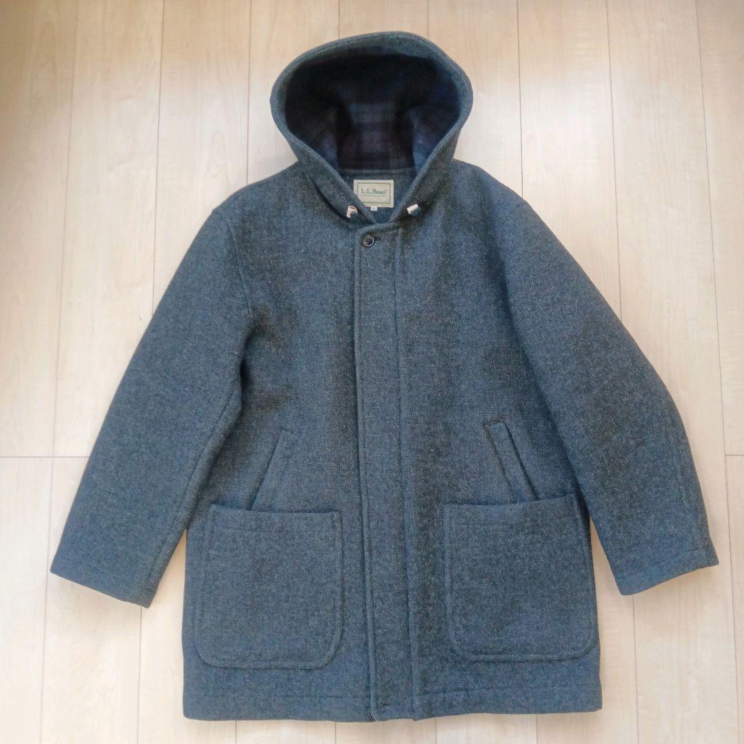 【USA古着】l.l.bean wool hoodie-zip coat 美品