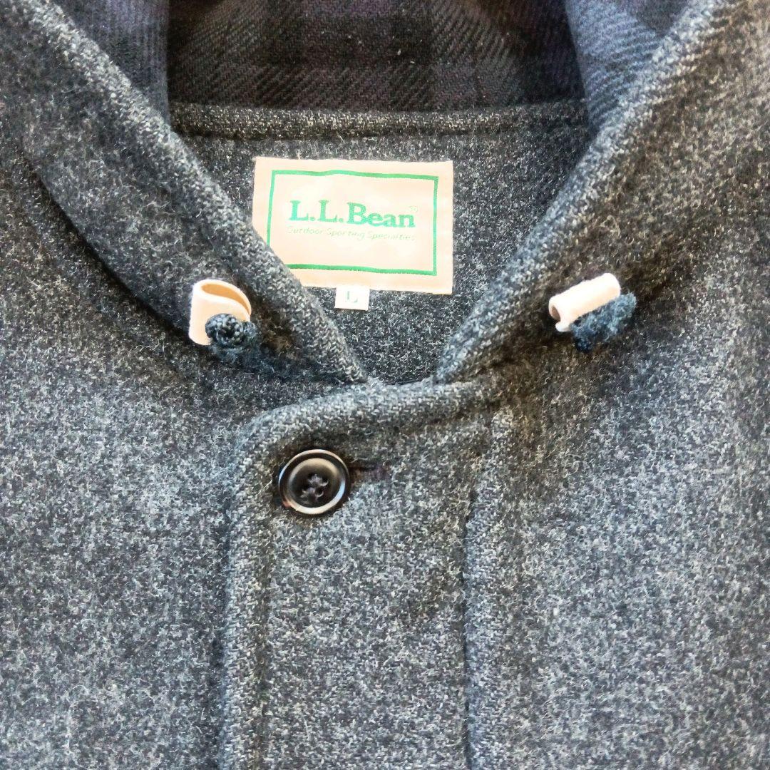 【USA古着】l.l.bean wool hoodie-zip coat 美品
