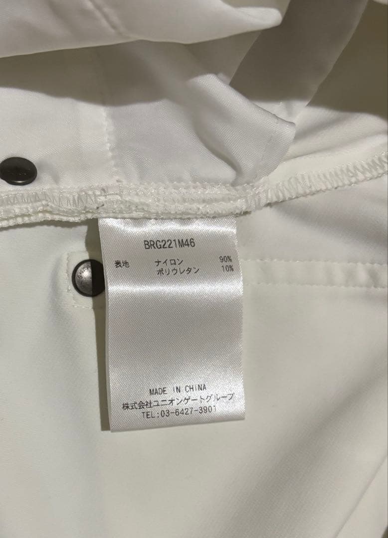 ブリーフィングゴルフ　パンツ　ゴルフウェア　ホワイト　メンズ