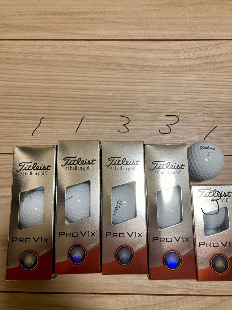 Titleist Pro V1x ゴルフボール 15個