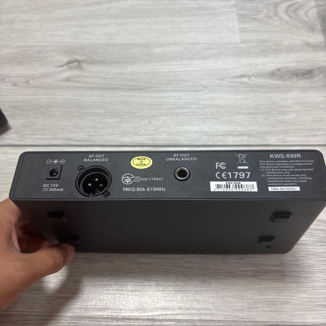 KWS-899H/H ワイヤレスマイクセット