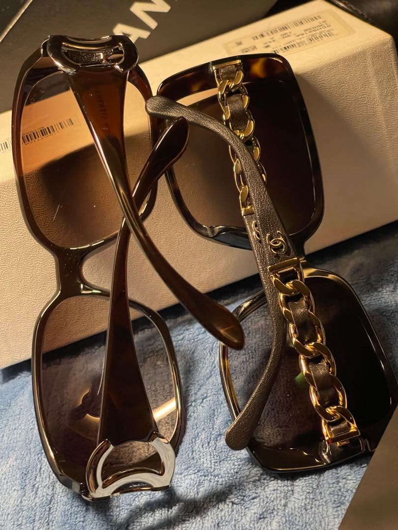 ⭐︎CHANEL デカいSVココ⭐︎ブラウングラデーション　　　　サングラス