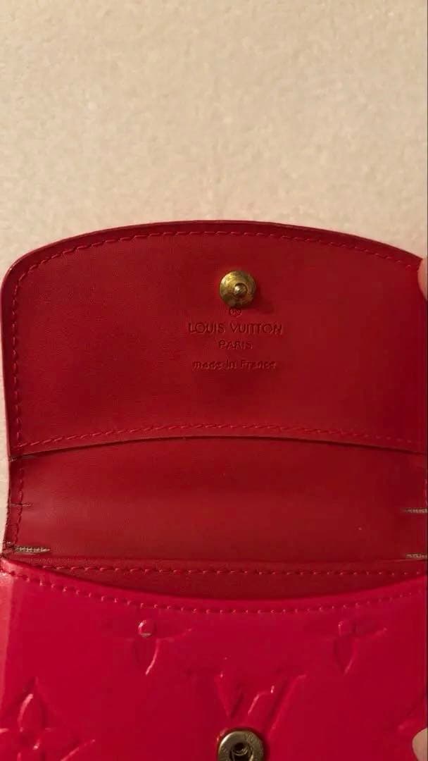 m*o様 Louis Vuitton ヴェルニ　小物財布 赤 ピンク
