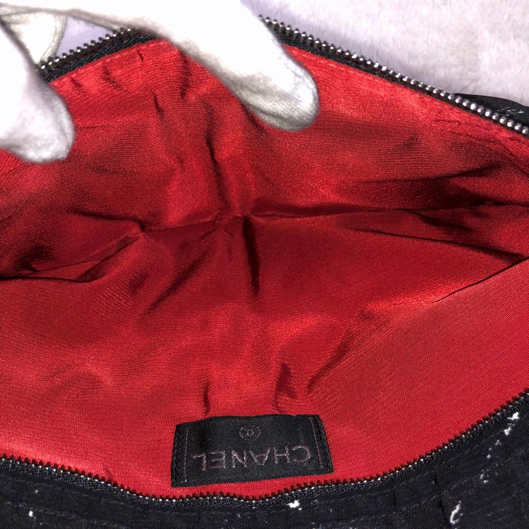 萌え☆美品☆ シャネル 旧トラベルライン ウエストポーチ ナイロン