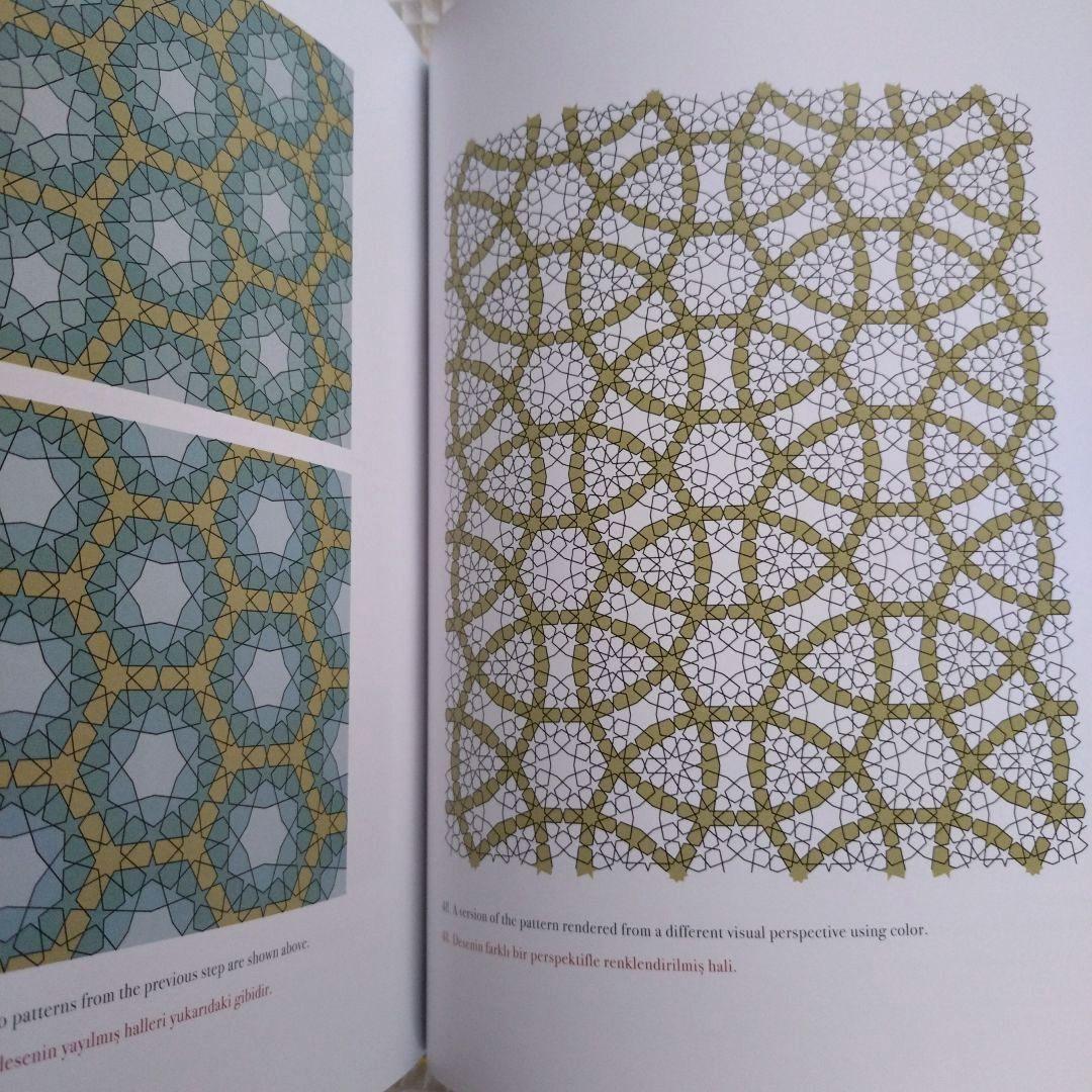 イスラム建築の幾何学模様 デザイン図案集（トルコ語・英語併記）