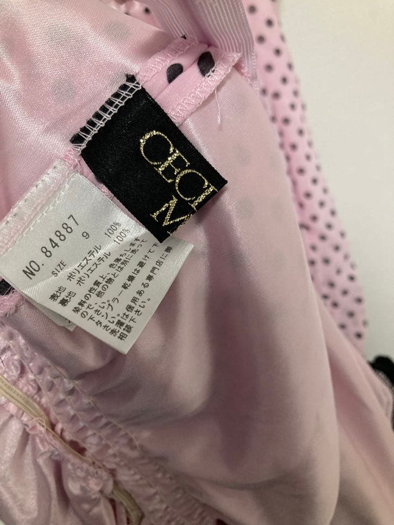 y2k 00s❤︎ セシルマクビー 平成 姫ギャル ミニワンピース ドット キャミ