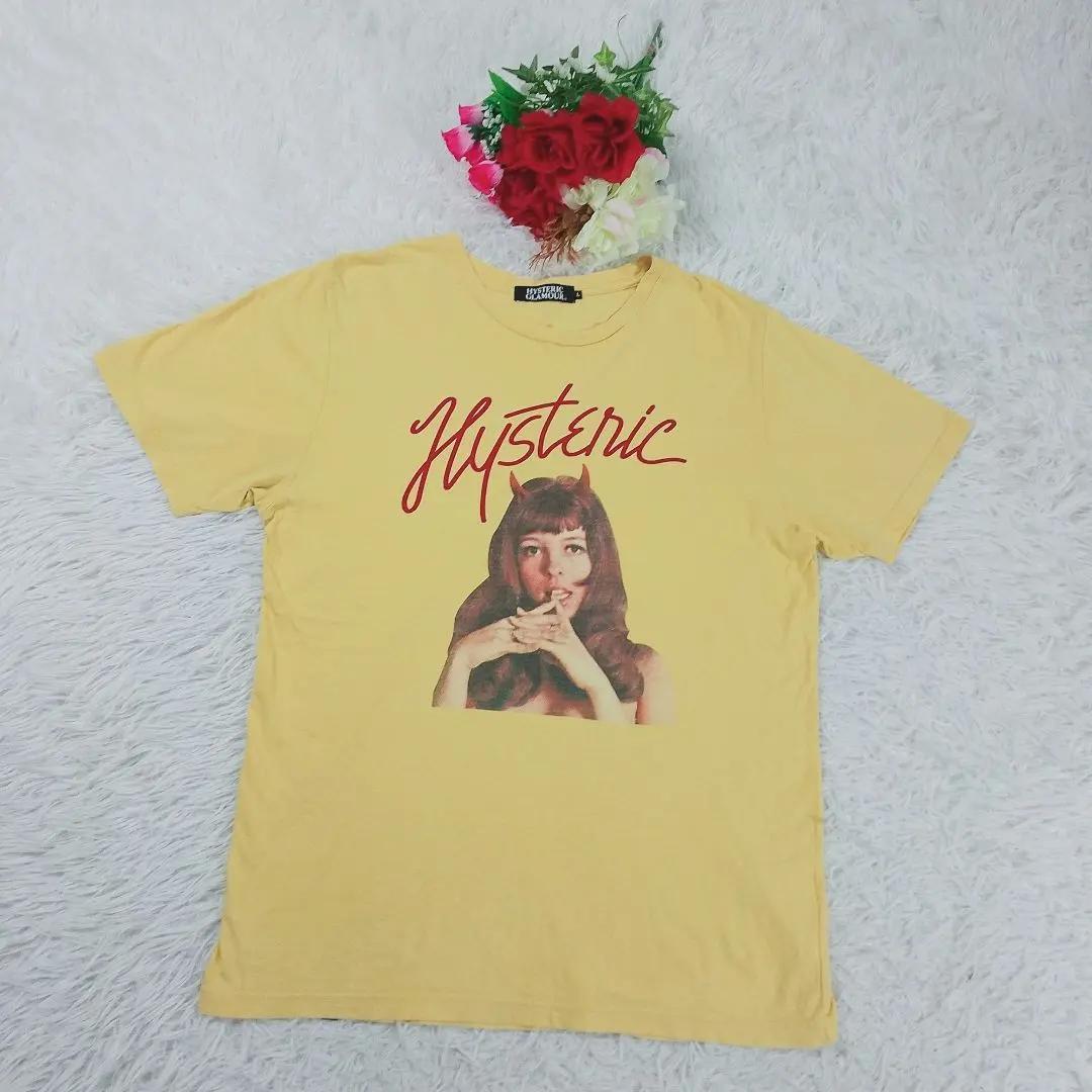 【木村拓哉さん着用】ヒステリックグラマー デビルガール Tシャツ L イエロー