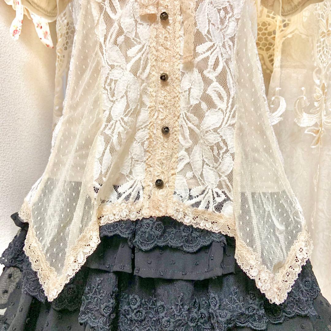 axes femme レーシービスチェ風キャミソール　Y2K 森ガール　姫カジ