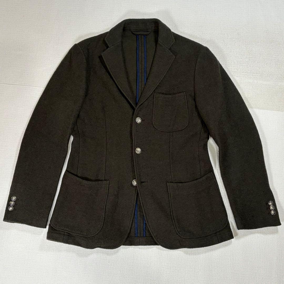RING JACKET ウールジャケット　ブラウンチャコール　44　日本製