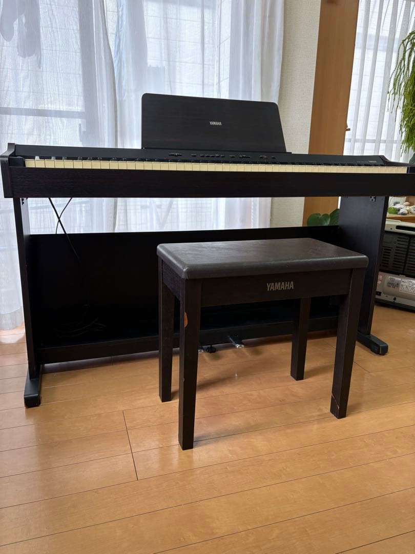 YAMAHA 電子ピアノ YDP-88 イス、譜面台付 動作確認済 町田市引取