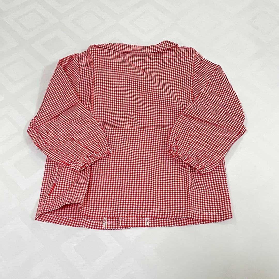 【美品】ミキハウス セーラーワンピース 長袖シャツ オーバーオール 90サイズ